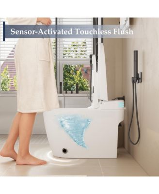 Smart Toilet | Automatic flip cover, foot feel flushing, instant heating constant temperature, antibacterial drying, 110V