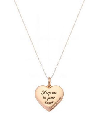 Winnie the Pooh Crystal Heart Pendant Necklace
