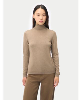 Women's Wardrobe Essential Cashmere-Silk T-Neck Sweater