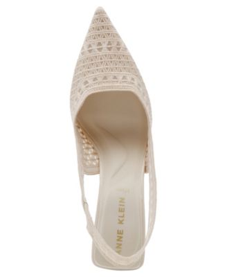 Women's Ismeralda Crochet Slingback Pumps