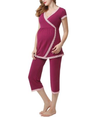 Maternity kimi + kai Nursing 2-Piece Pajama Set