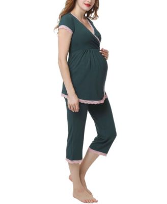 Maternity kimi + kai Nursing 2-Piece Pajama Set