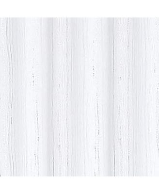 Iceland Metallic Blackout Curtain Panel White