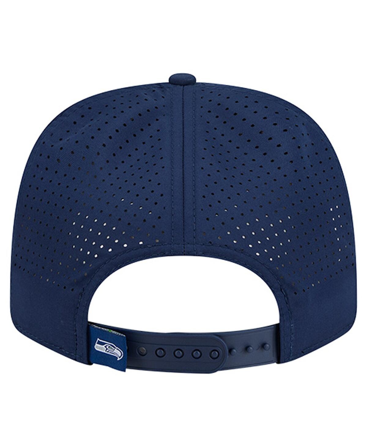 New Era Men's College Navy Seattle Seahawks Script 9SEVENTY Adjustable Hat