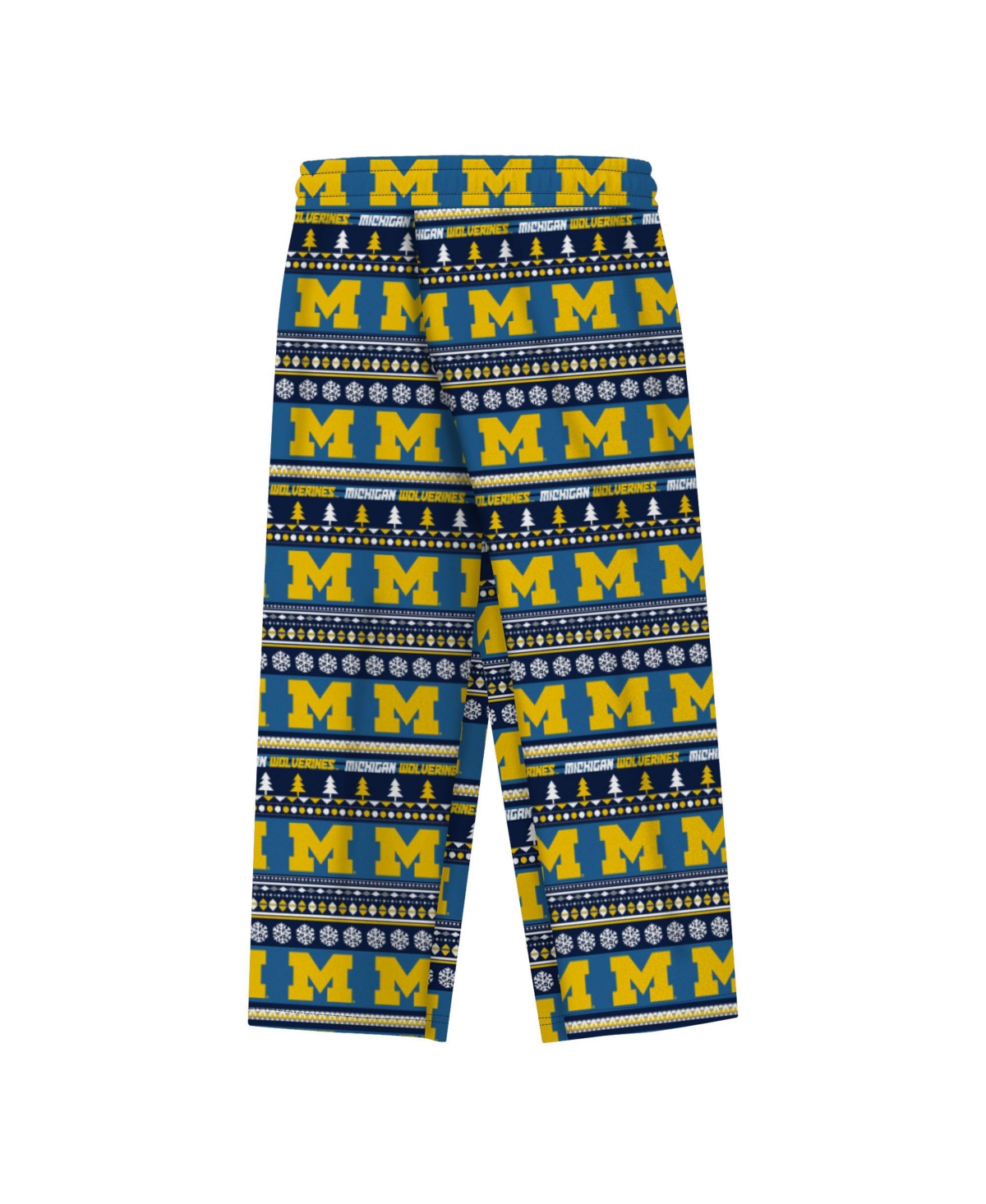 Outerstuff Toddler 2-piece Navy Michigan Wolverines Ugly Sweater And Pajama Set In Blue