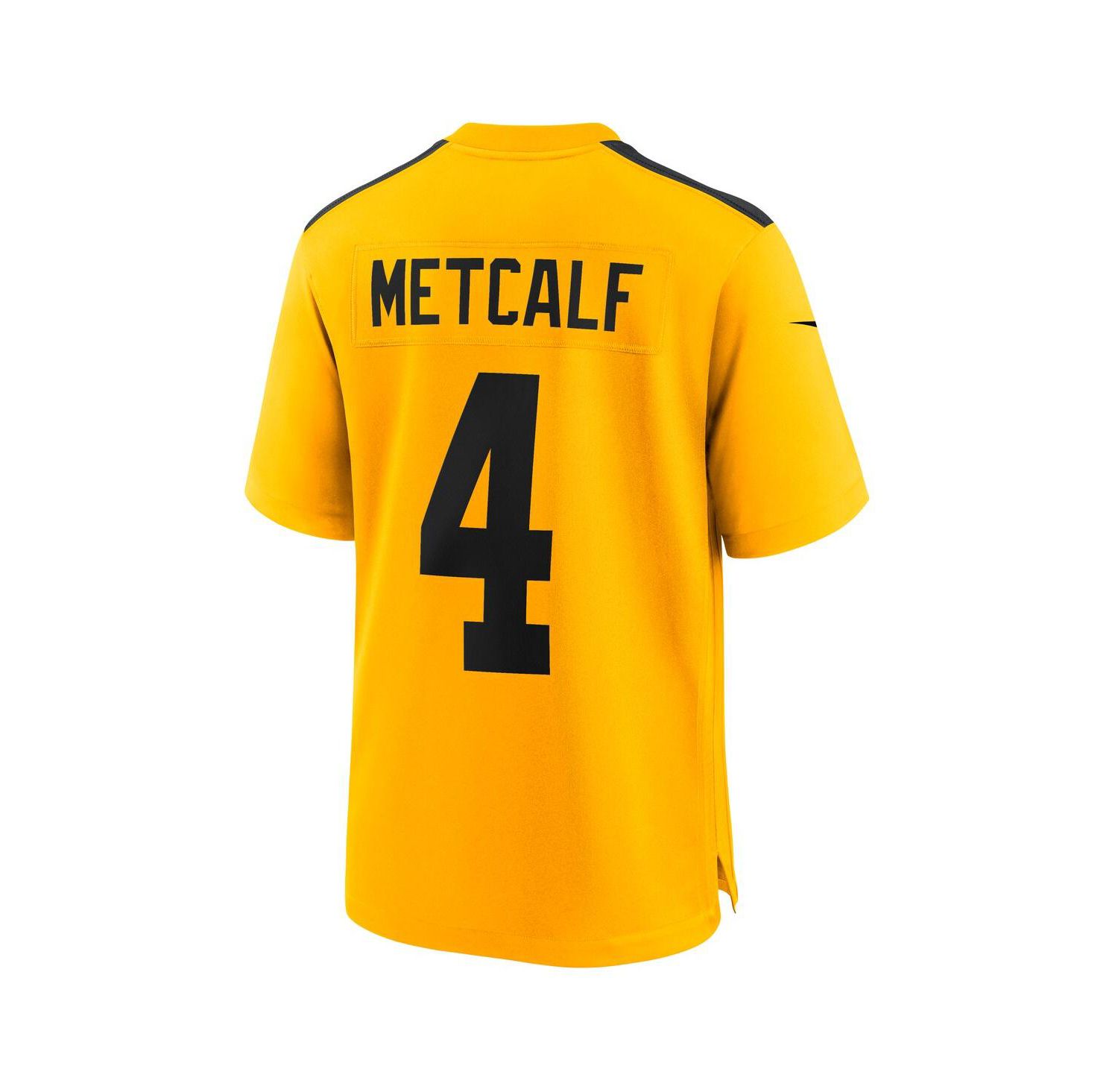 Men's DK Metcalf Gold Pittsburgh Steelers Alternate 1933 Throwback Game Jersey