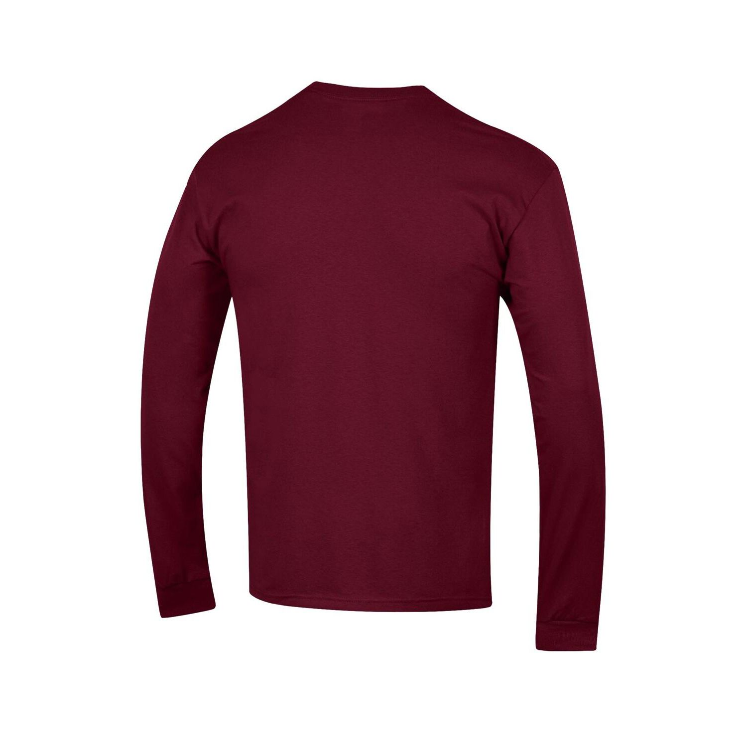 Men's Maroon Arizona State Sun Devils Arch Over Logo 2-Hit Long Sleeve T-Shirt
