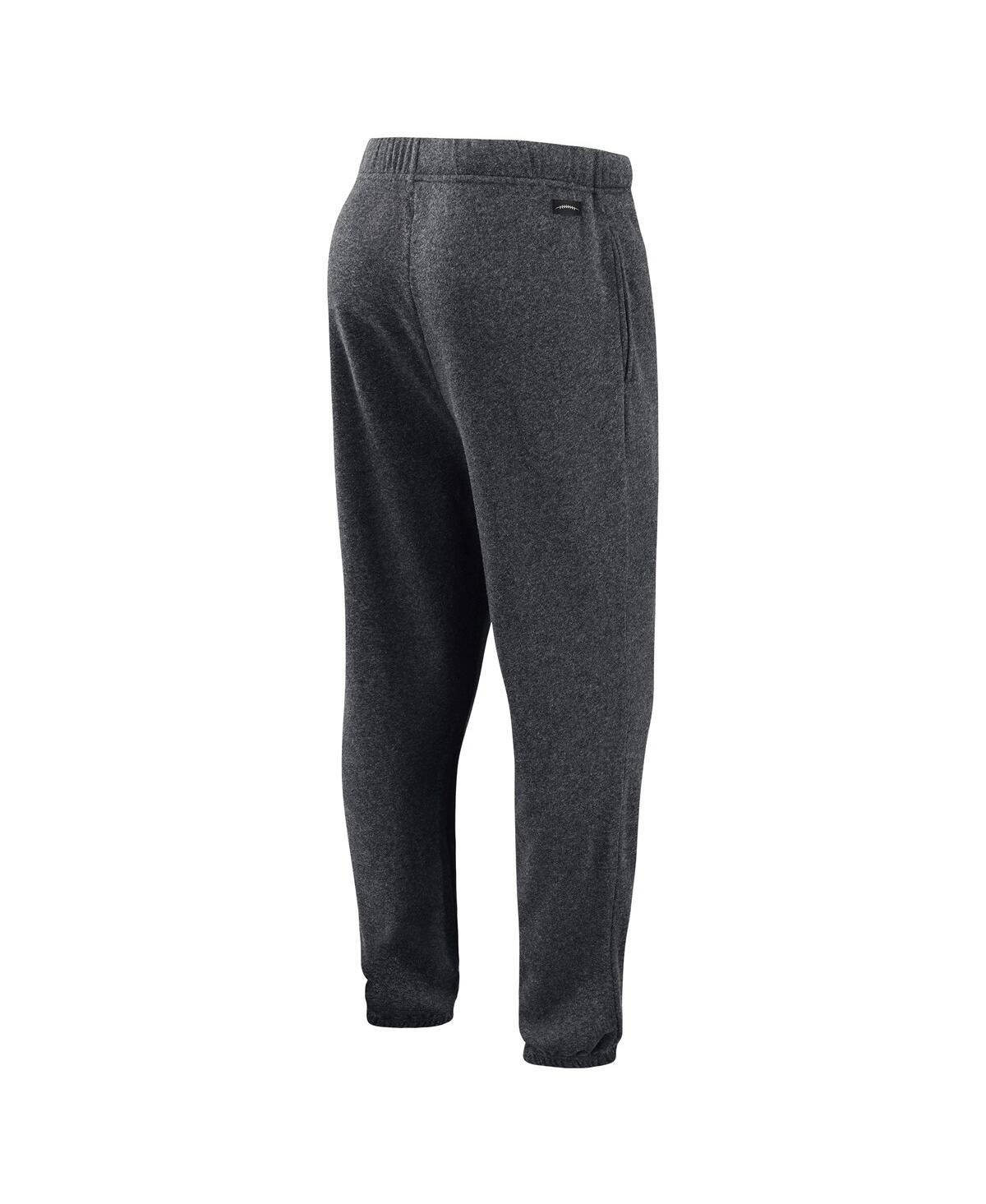 J. Palmer Men's Dark Heather Gray New York Giants Players Lounge Tri-blend Joggers In Gray