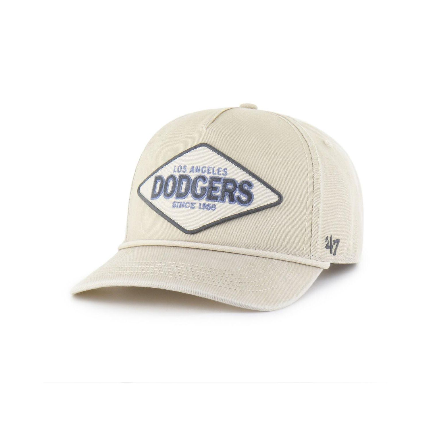 Men's Khaki Los Angeles Dodgers Cairn Hitch Adjustable Hat