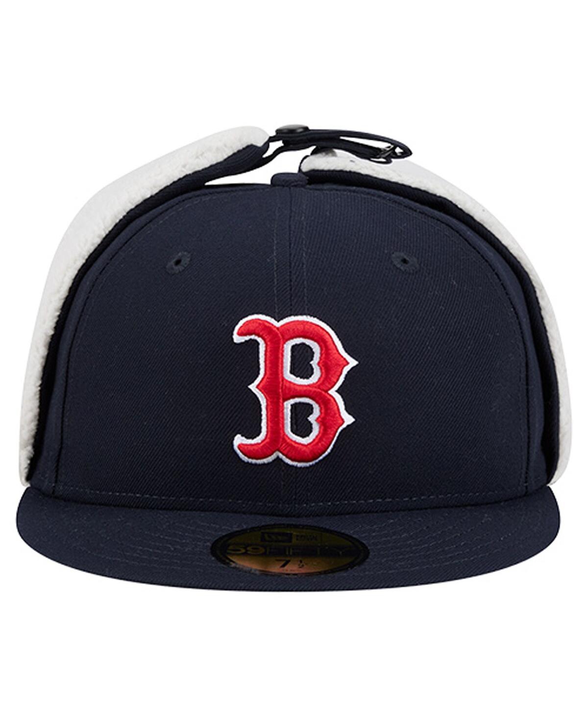 New Era Men's Navy Boston Red Sox Dog Ear Classic 59FIFTY Fitted Hat