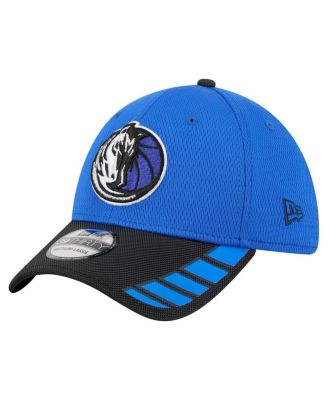 New Era - Men's Blue Dallas Mavericks Visor Hit 39THIRTY Flex Hat