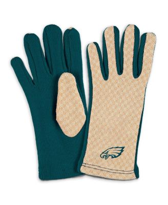 Women's Tan Philadelphia Eagles Tonal Scarf Glove Set