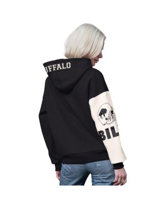 Women's Black Buffalo Bills 4th Down Full-Zip Hoodie