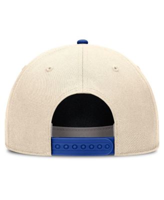 Men's Natural/Royal Duke Blue Devils Academic Rise Dri-FIT Adjustable Hat