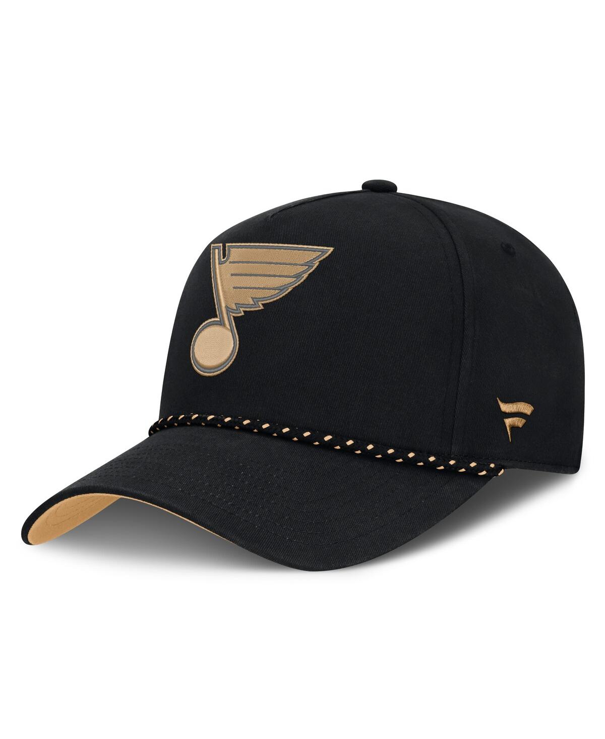Fanatics Men's Black St. Louis Blues Military Appreciation Authentic Pro A-Frame Adjustable Hat