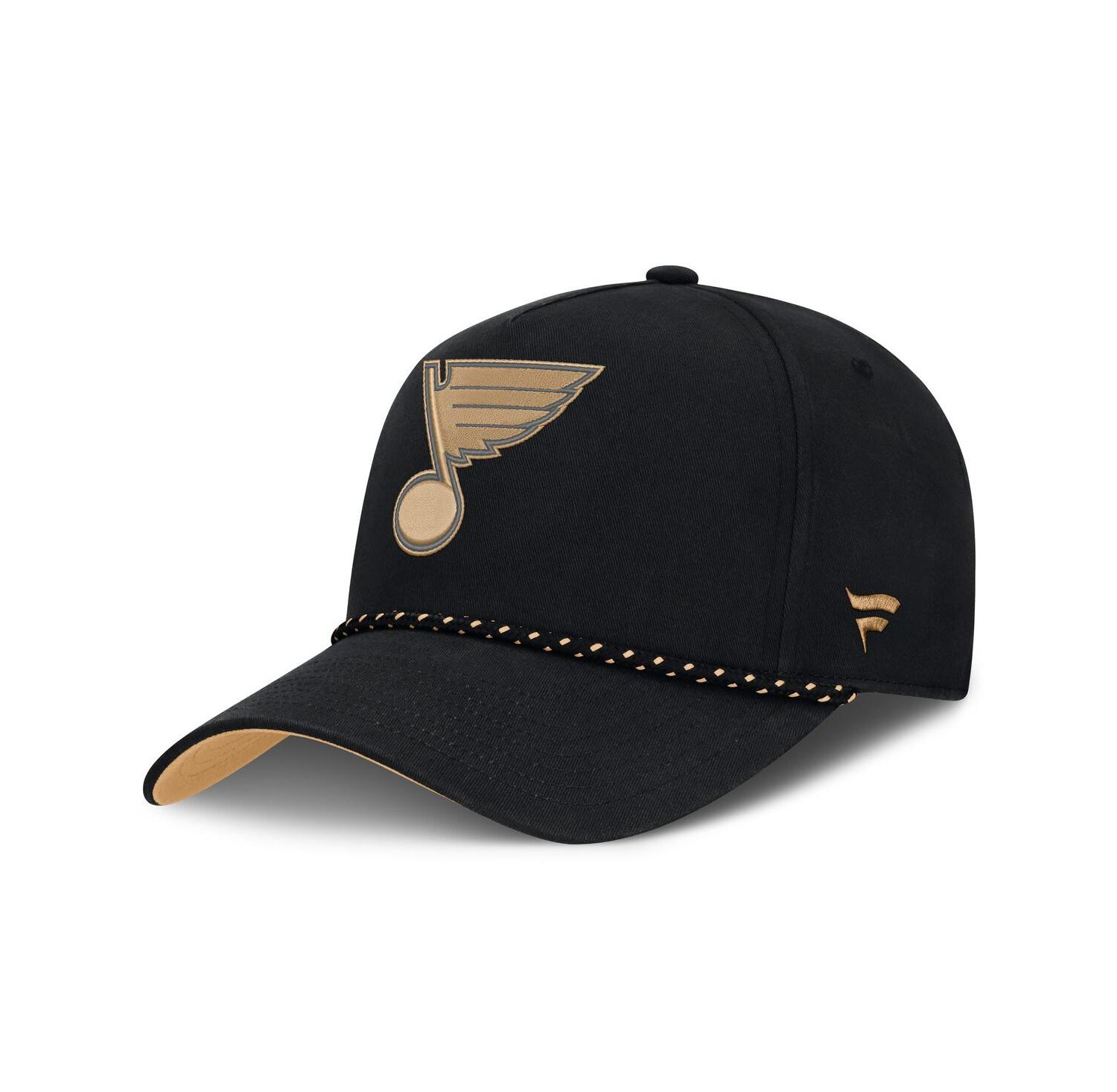 Men's Black St. Louis Blues Military Appreciation Authentic Pro A-Frame Adjustable Hat