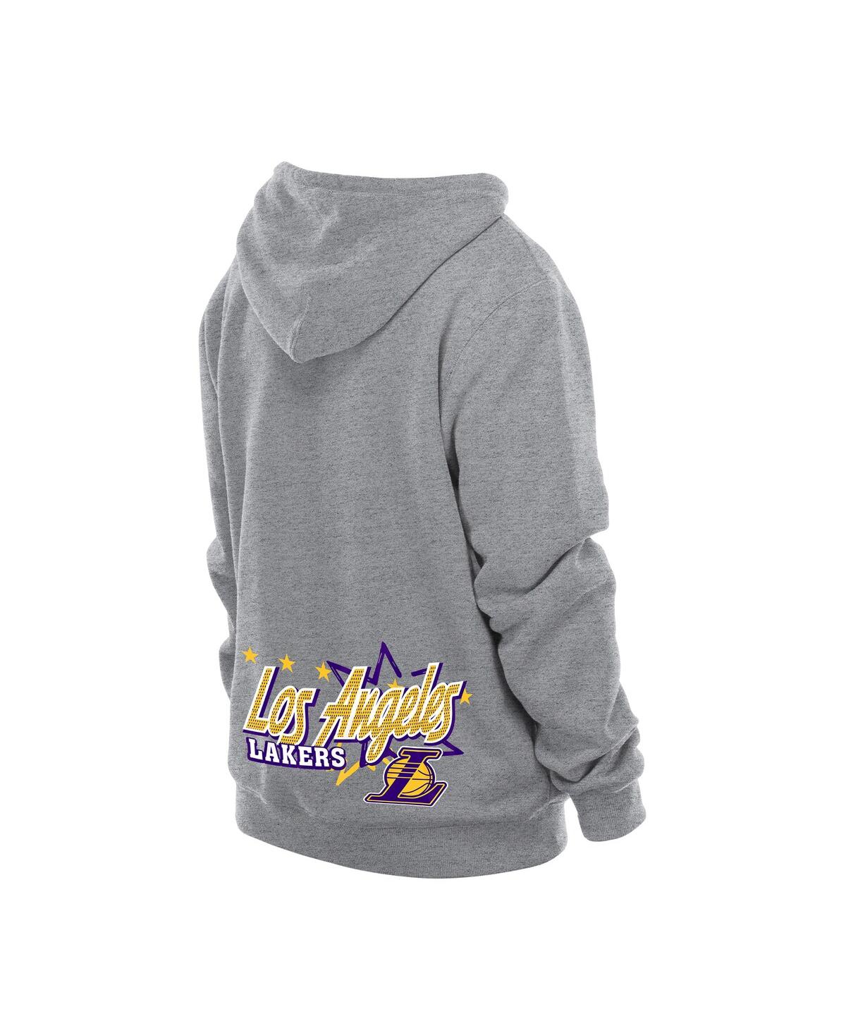 New Era Men's Gray Los Angeles Lakers Injection Sport Classics Hoodie