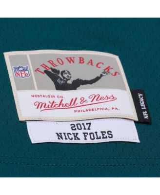 Men's Nick Foles Midnight Green Philadelphia Eagles Legacy Replica Jersey