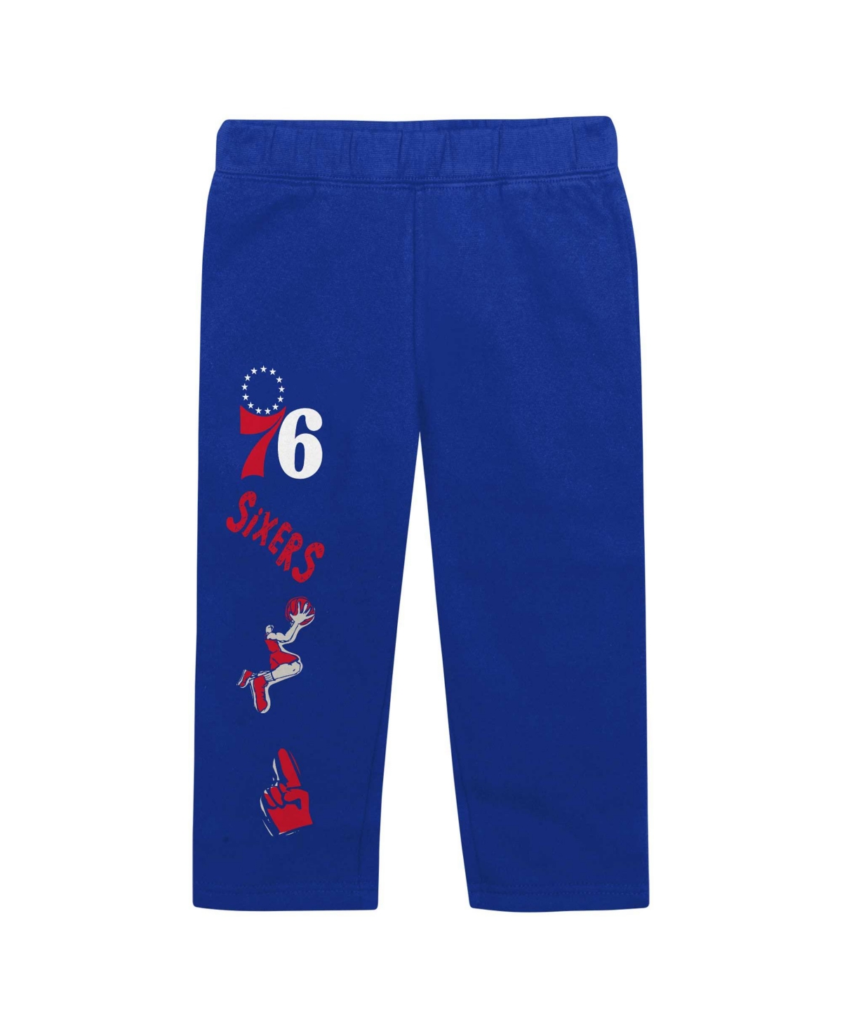 Outerstuff Toddler 2-piece Red Philadelphia 76ers Give And Go Pullover Hoodie And Sweatpants Set In Red