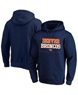 Fanatics - Men's Navy Denver Broncos Big Tall Fleece Hoodie