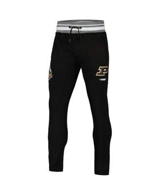 Men's Black Purdue Boilermakers Script Tail Fleece Sweatpants