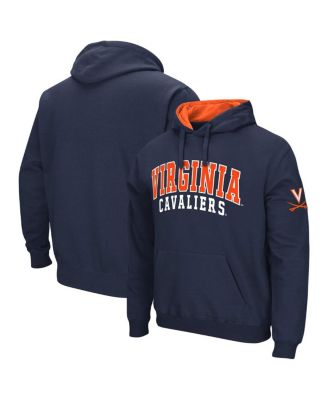 Colosseum - Men's Navy Virginia Cavaliers Double Arch Pullover Hoodie