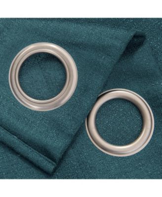 Cole Textured Grommet Room Darkening Curtain Panel 54" x 84" Teal