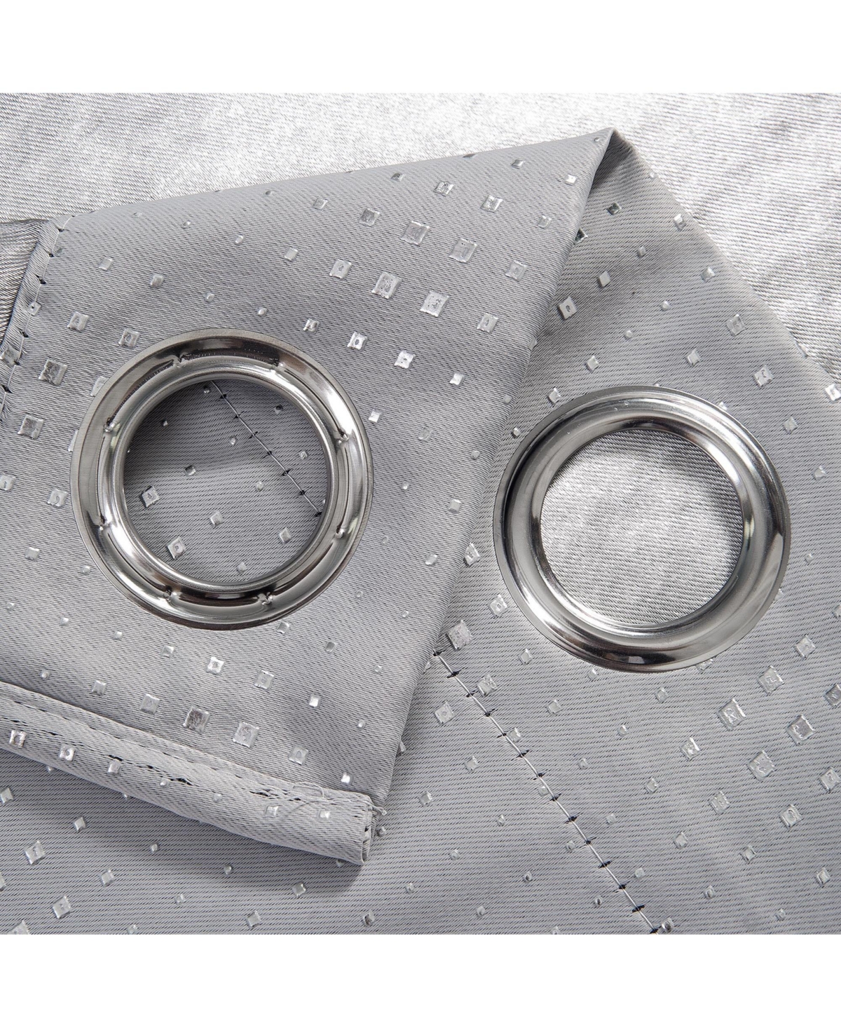 Rt Designers Collection Transform Your Room With Gatsby Rubber Blackout Grommet Curtain Panel 54" X 90" Grey