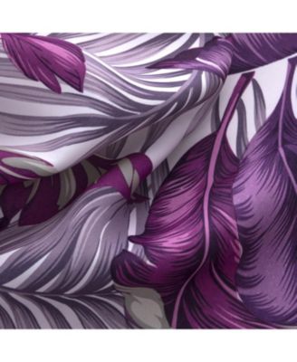 RT Designer Collection Brazil Printed Blackout Luxurious Decorative Grommet Curtain Panel 54" x 90" Lilac