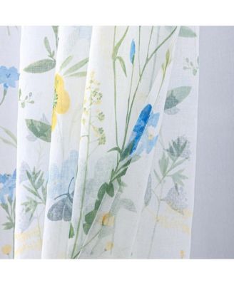 Kelce Doily Grommet Light Filtering Window Curtains for Bedroom 54" x 90" Rose