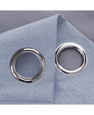 Boden 100% Blackout Grommet Curtain Panel 54" x 90" Sky Blue