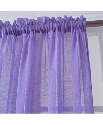 Astro Textured Rod Pocket Curtain Panel 54" x 90" Lilac