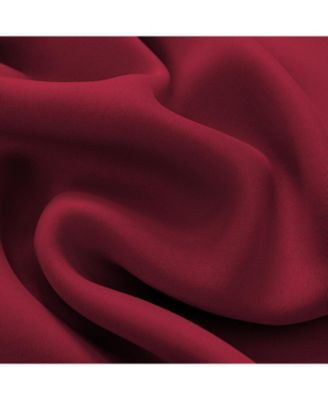 Anchorage Blackout Grommet Curtain Panel 54" x 84" Red