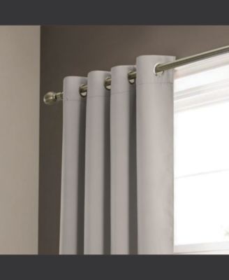 Anchorage Blackout Grommet Curtain Panel 54" x 84" Silver