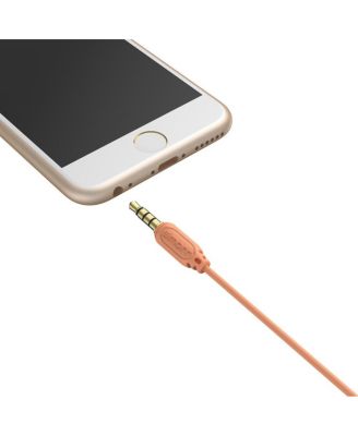 3389 Simorr Wave L1 3.5mm Lavalier Microphone, Cantaloupe