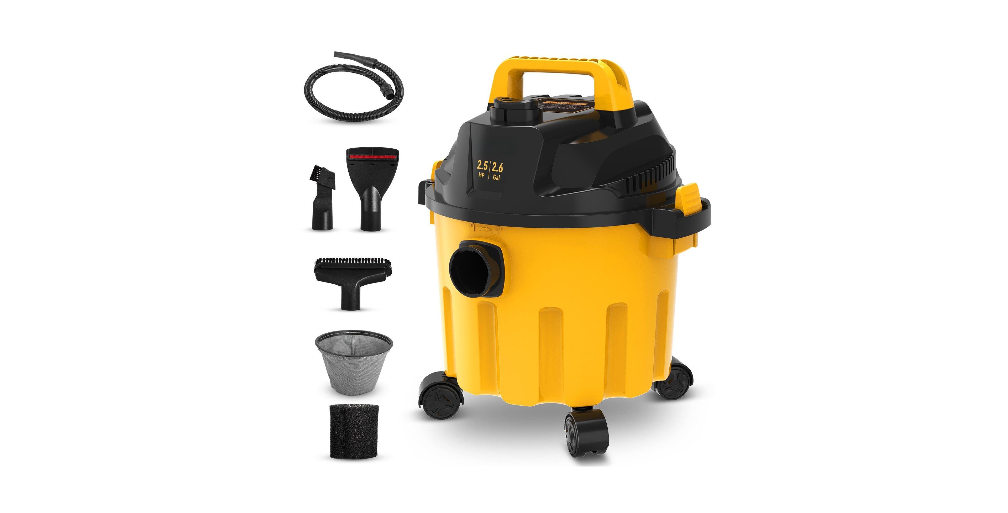 Ecooso Wet Dry Vac, 2.6 Gal 2.5 Peak Hp, 3-in-1 Portable Shop Vacuum with Blower & Attachment Storage, Ideal for Floor, Upholstery & Car Cleaning