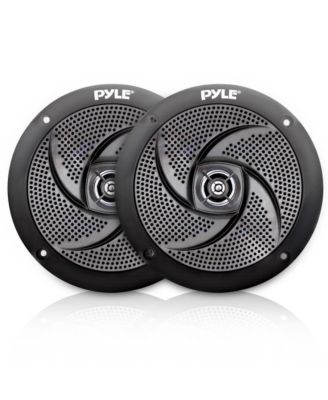 4 Waterproof Marine Speakers - 2-Way Full Range Sound (PLMRS4B.5) - 100W Max