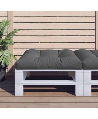 Pallet Cushion Anthracite 27.6"x27.6"x4.7" Fabri