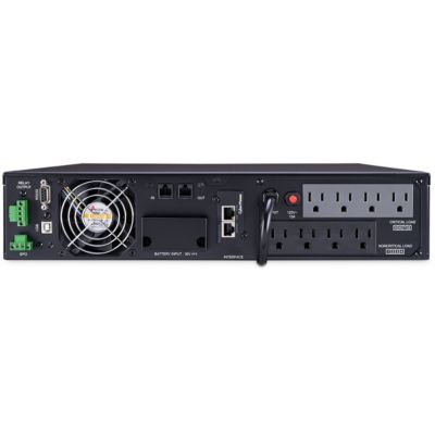 OL1500RTXL2UN 1500VA/1350W Smart App Online Rack/Tower UPS, 8x NEMA 5-15R