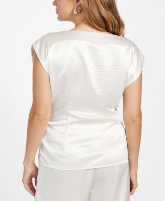 Women's Sleeveless Mara Satin Top