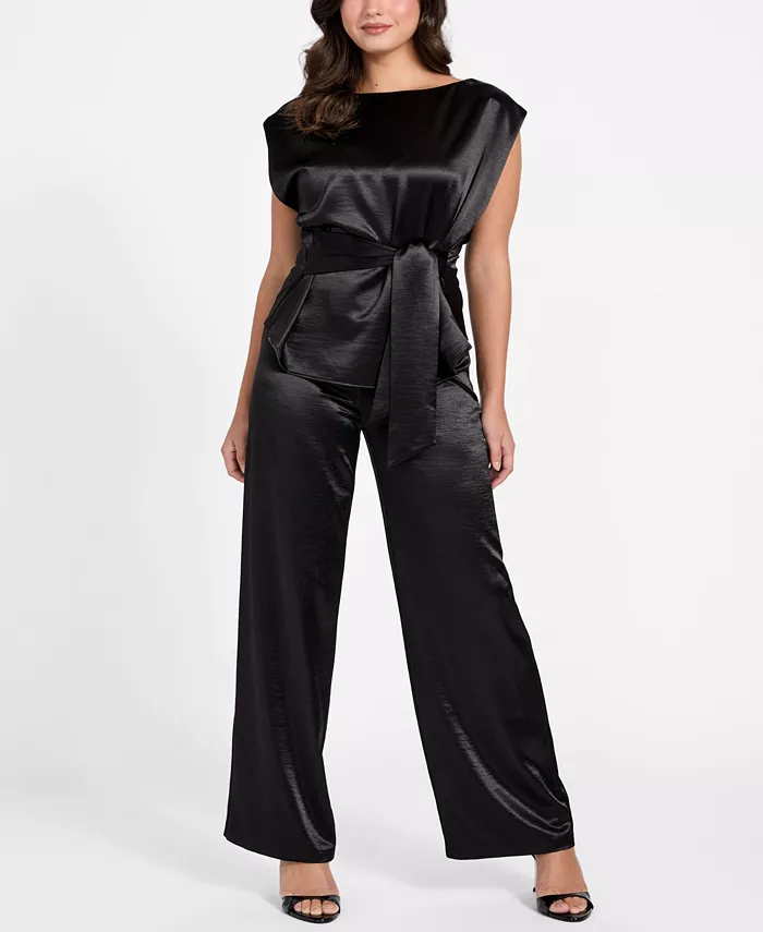 Women's Julie Satin High Rise Pants - thumbnail 7