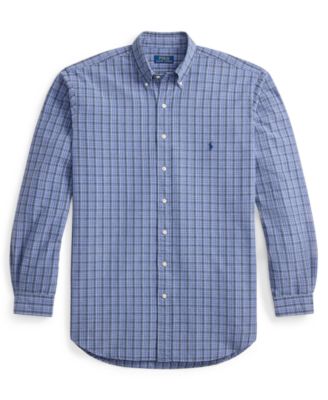 Men's Big & Tall Gingham Oxford Shirt	