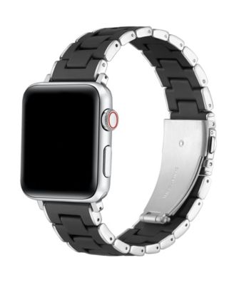 Posh Tech - Orla Silicone Metal Band for Apple Watch