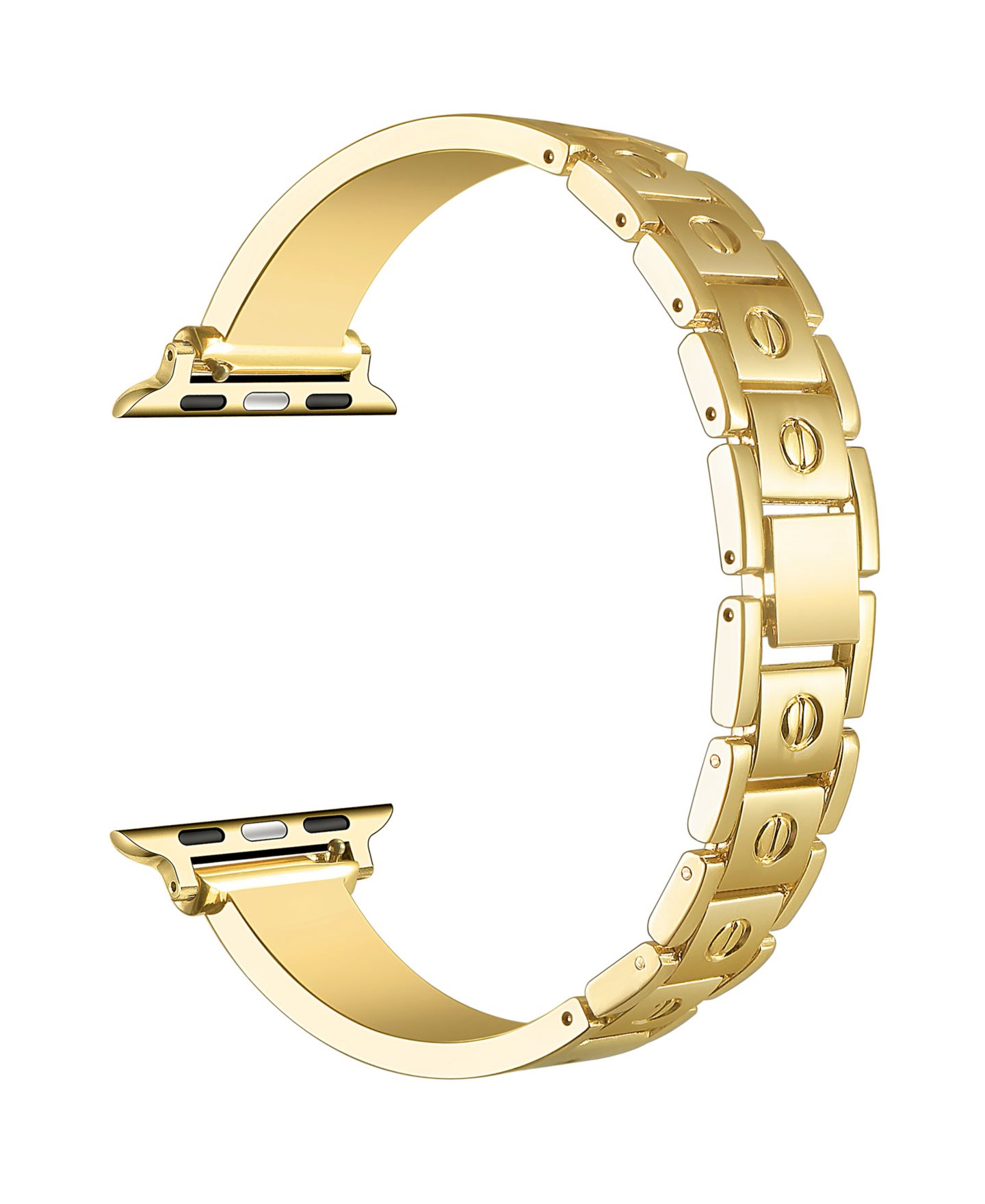 Женский ремешок для часов Posh Tech Cambell Stainless Steel Bracelet Band for Apple Watch, цвет: Золотой — фото 3