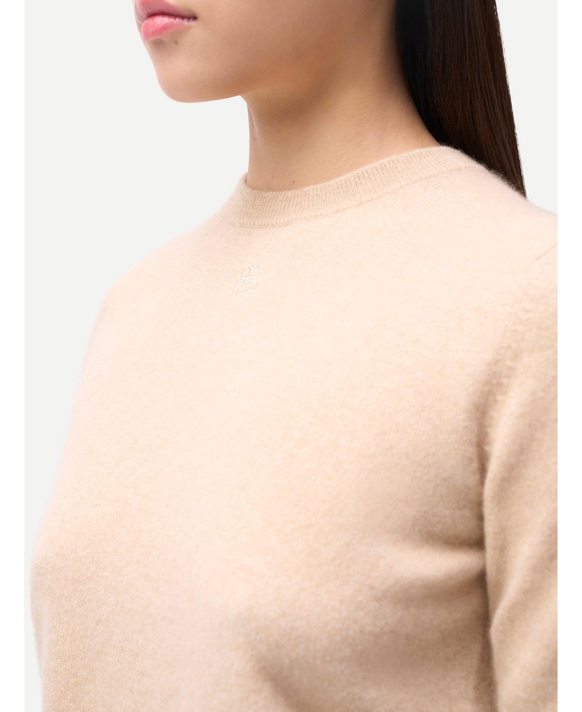 Gobi Cashmere Women's Elbow-Length Sleeve Cashmere Sweater