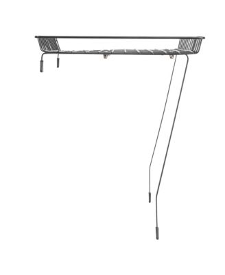 Rear Display Over-The-Washer Storage Shelf, Silver