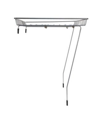 Rear Display Over-The-Washer Storage Shelf, Silver