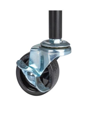 3-Tier Slim Storage Cart, Black