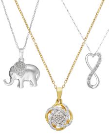 Pendant Necklace (1/10 ct. t.w.) Collection