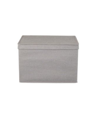 Medium Storage Bin with Lid, Natural